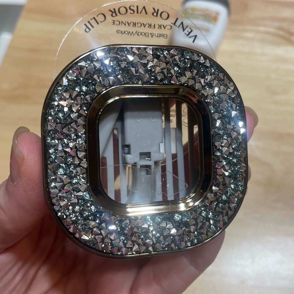 Bath & Body Works Black Glitter Fragrance Clip